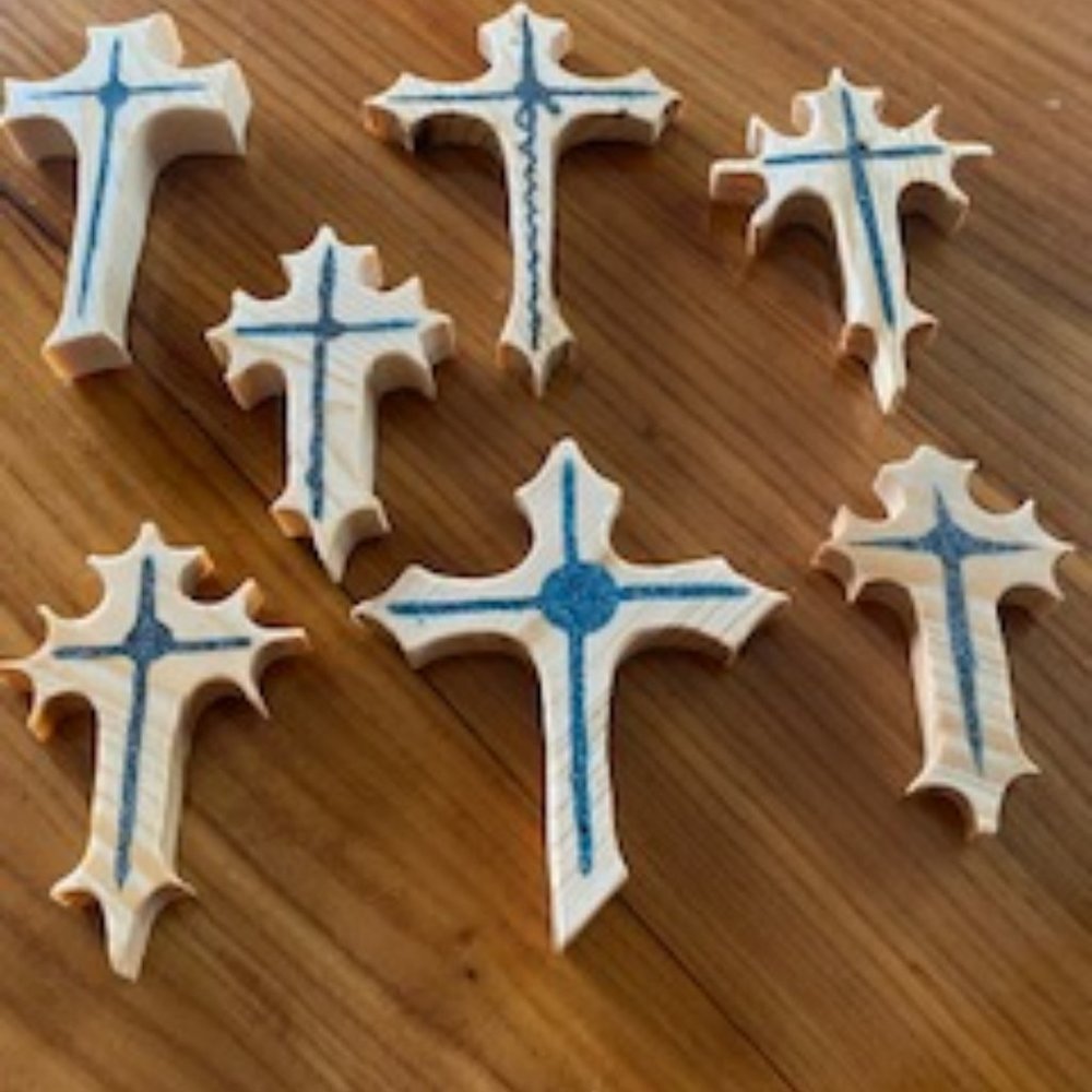 Handmade Enlaced Crosses - Sm-$20.  Large -$37.00
